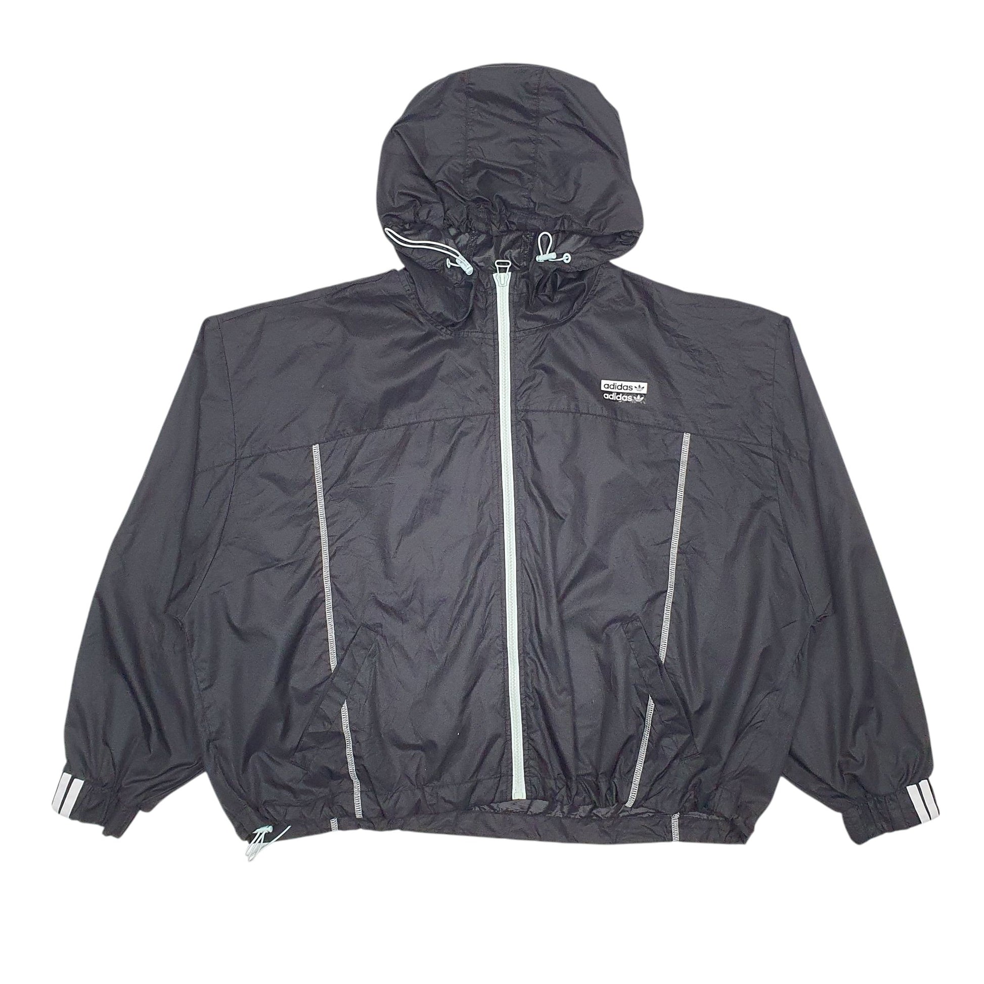 Womens Black Adidas  Quarter Zip Coat