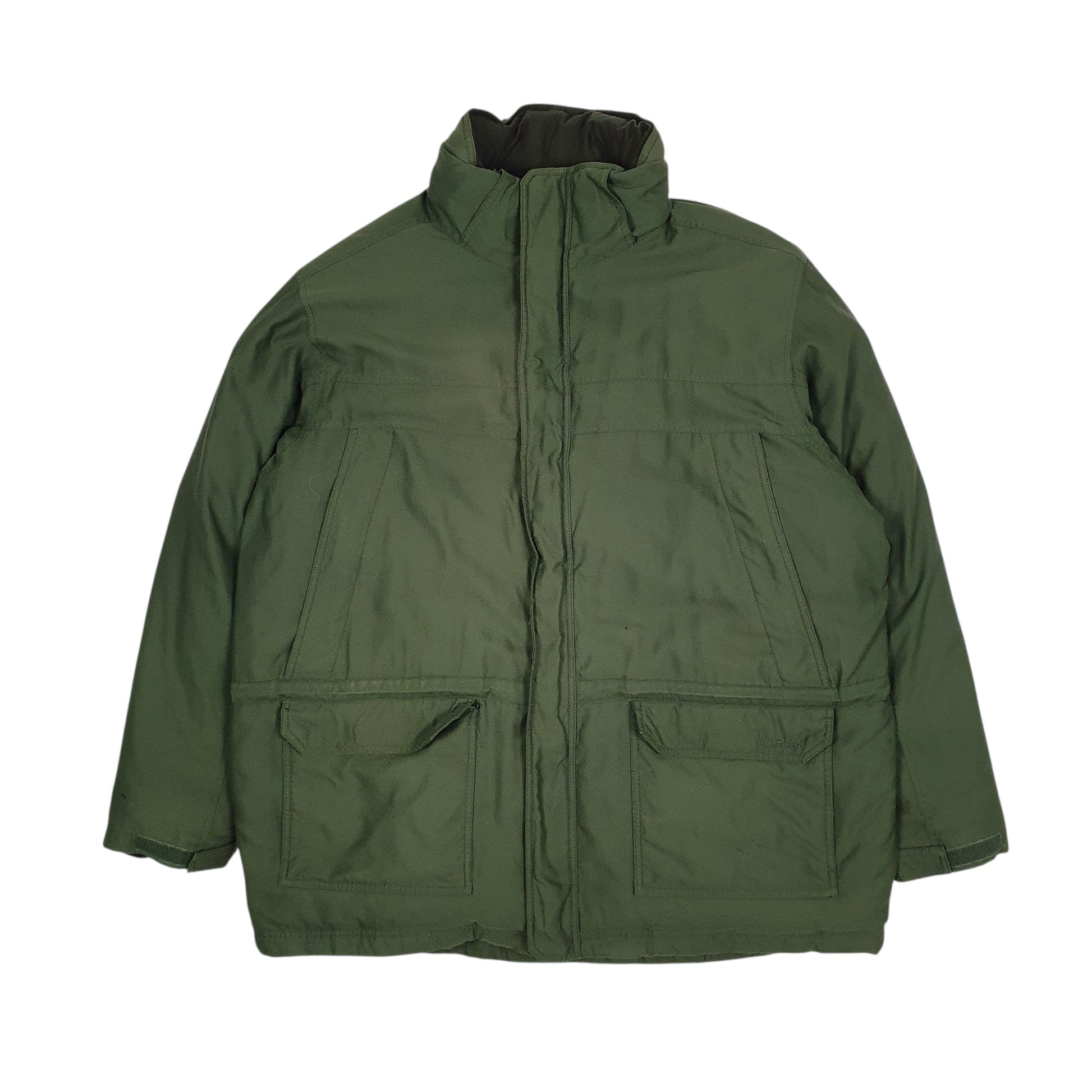 Mens Green L.L.Bean  Full Zip Coat
