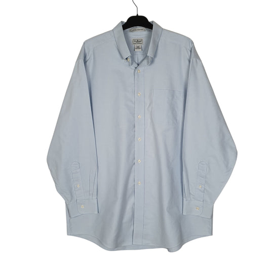 Mens Blue L.L.Bean  Long Sleeve Shirt
