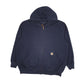 Mens Navy Carhartt  Full Zip Jumper