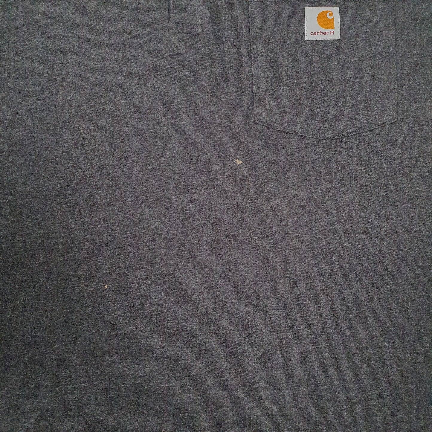 Mens Grey Carhartt Henley  T Shirt