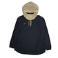 Mens Black Nike Pullover  Coat