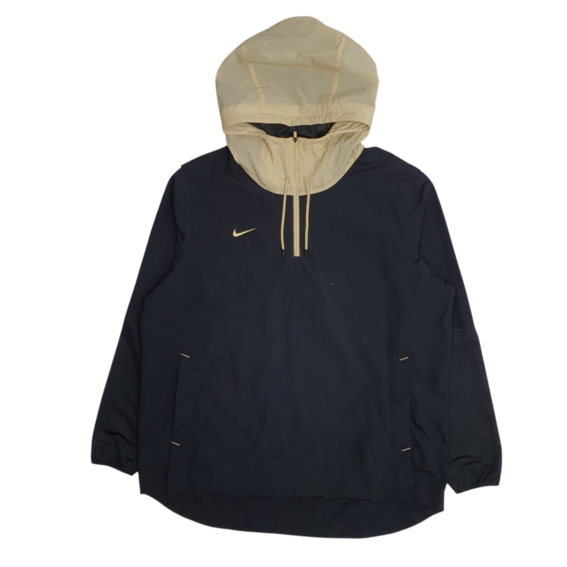 Mens Black Nike Pullover  Coat