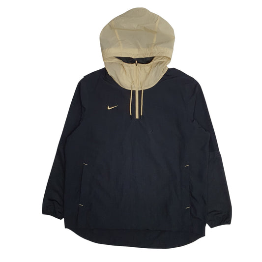 Mens Black Nike Pullover  Coat