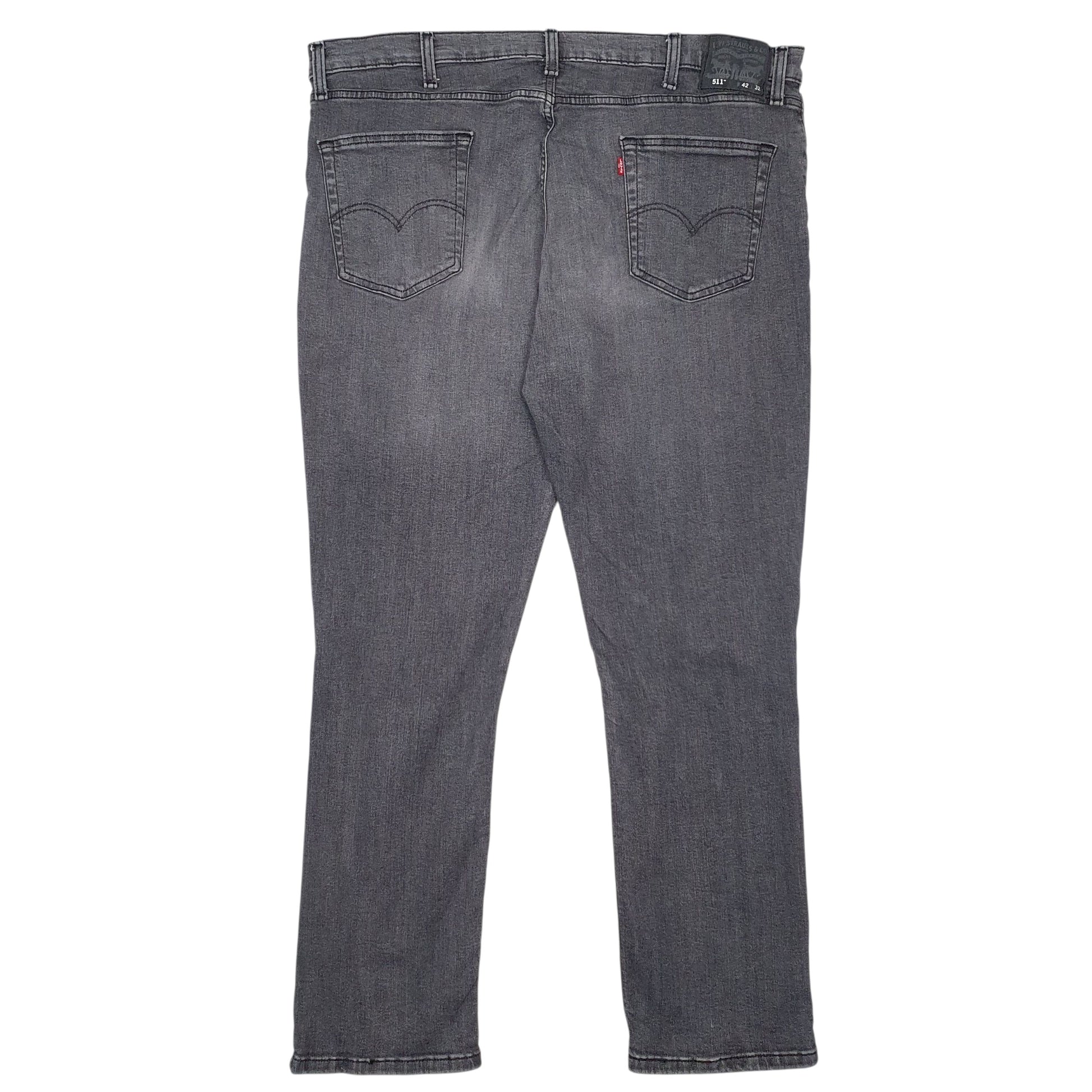 Mens Grey Levis Distressed  Jeans