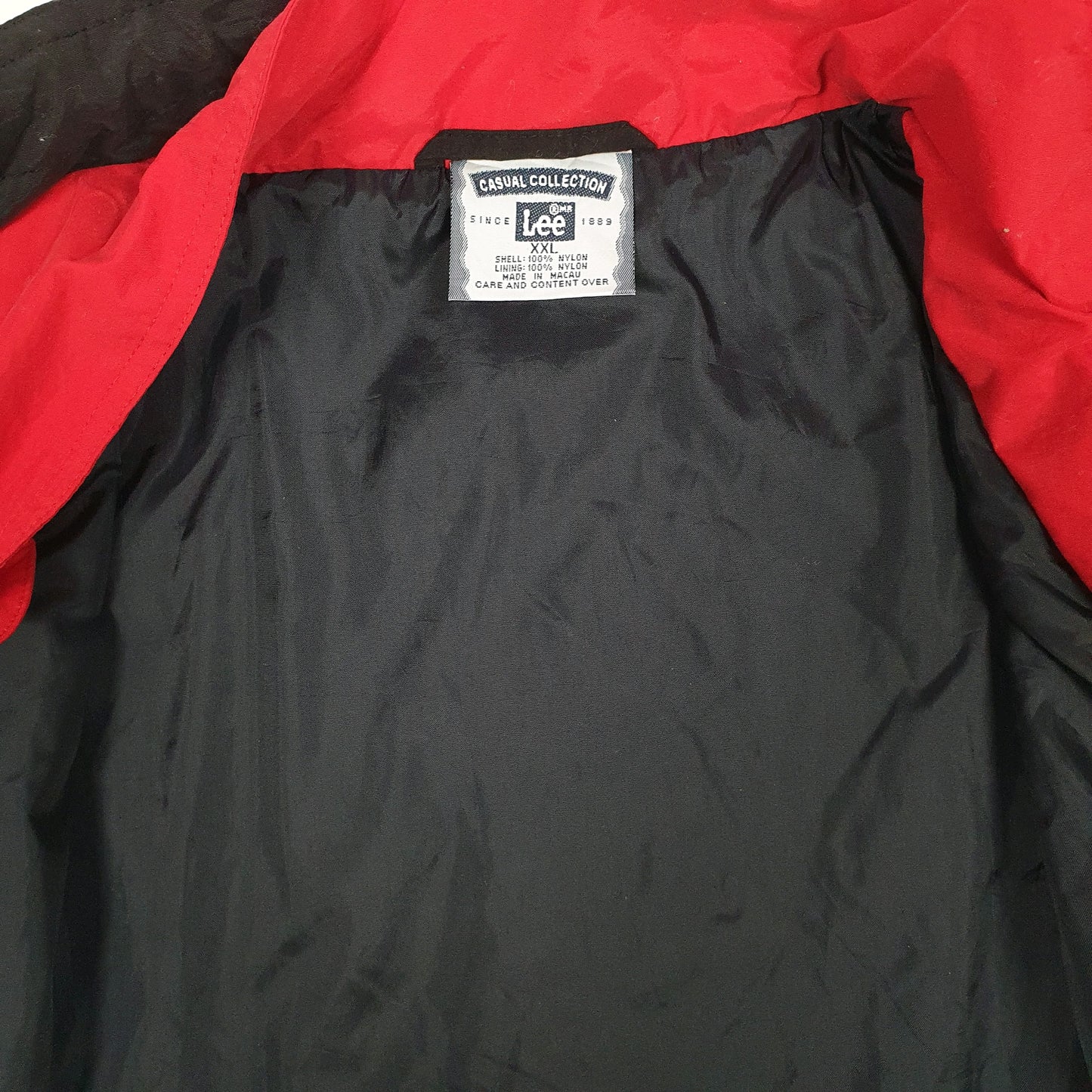 Mens Black Lee Vintage 90s  Coat