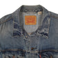 Mens Blue Levis Type 3 Trucker  Coat