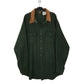 Mens Green Woolrich Vintage 1980s Thick Shacket Jacket Long Sleeve Shirt