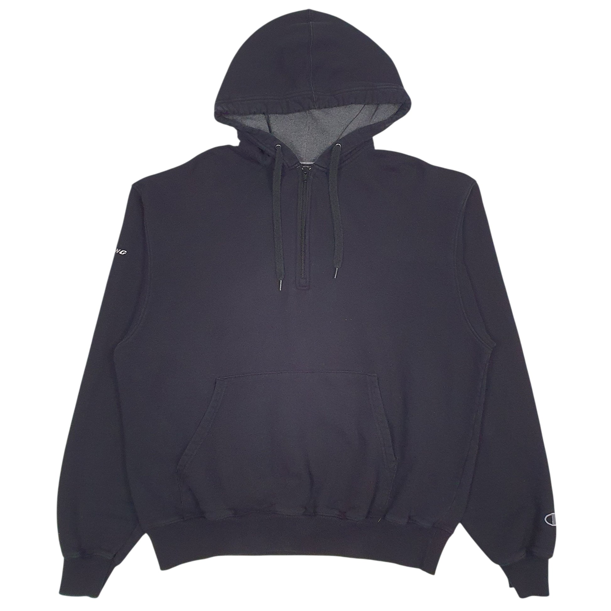 Mens Black Champion  Hoodie Jumper