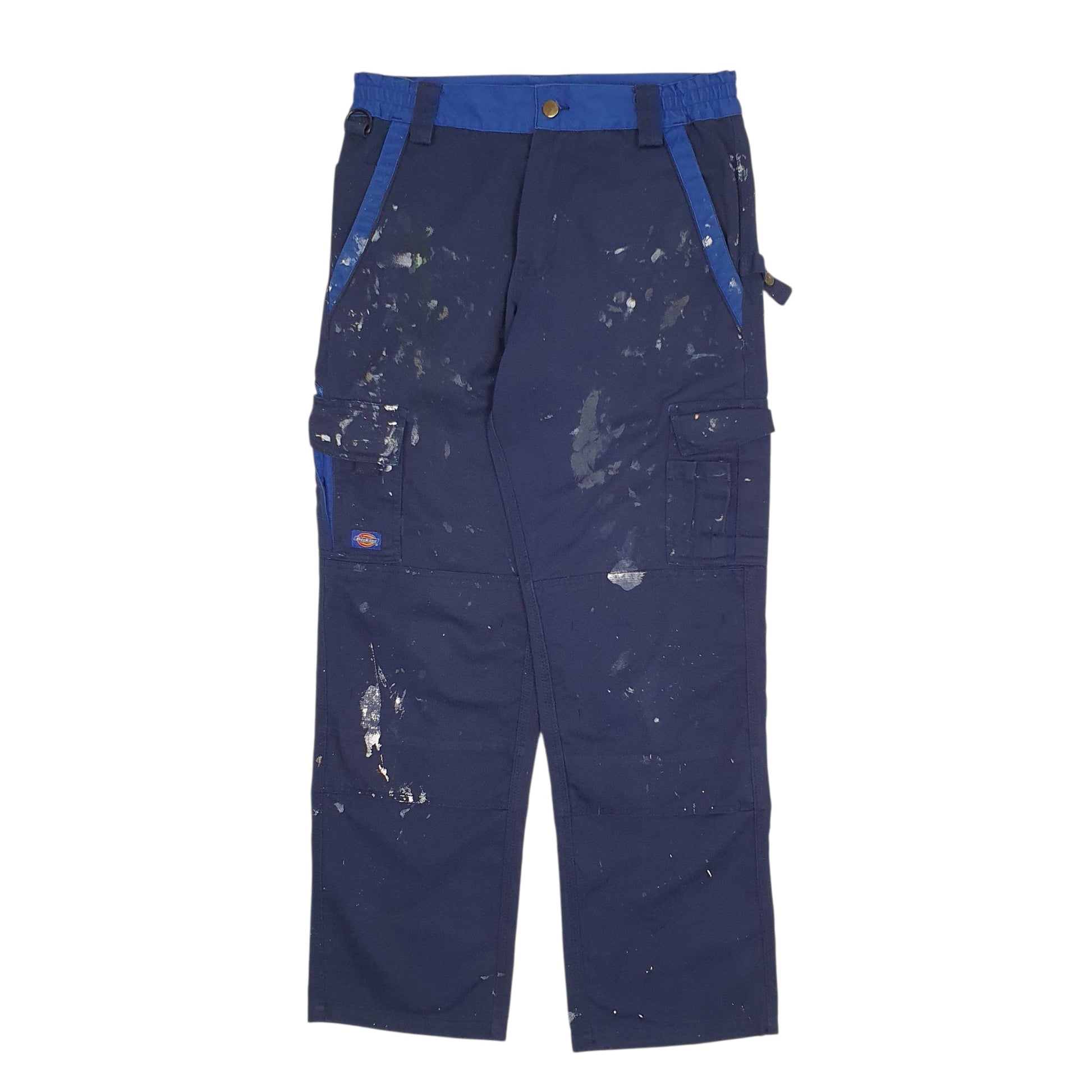 Mens Navy Dickies  Cargo Trousers