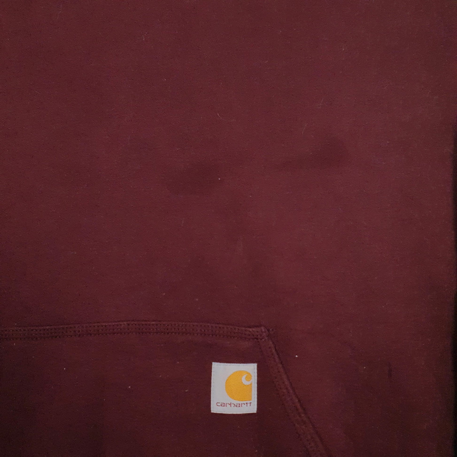 Mens Burgundy Carhartt  Hoodie Jumper
