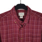 Mens Burgundy L.L.Bean   Shirt