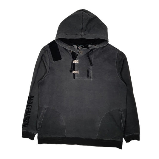 Mens Grey Harley Davidson Motorcycles Hoodie Jumper