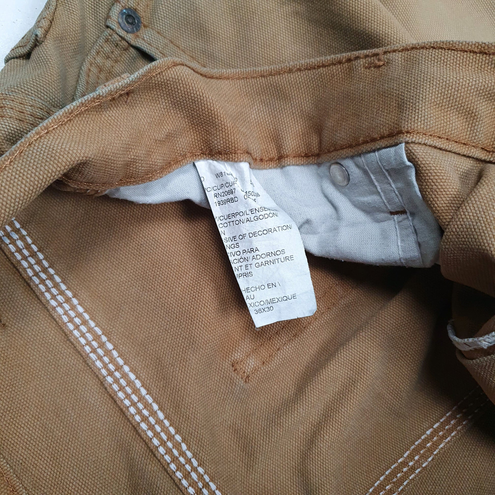 Mens Brown Dickies   Shorts