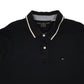 Mens Navy Tommy Hilfiger  Hoodie Polo Shirt