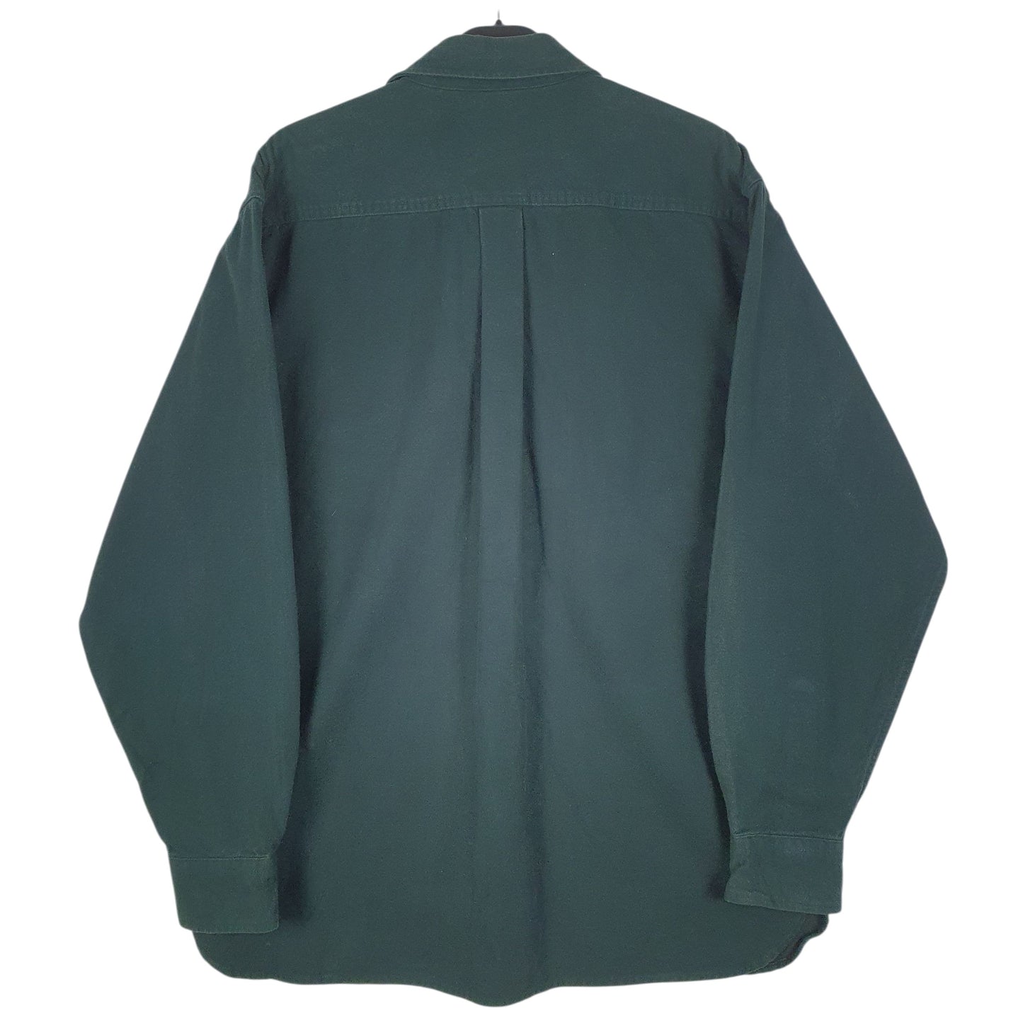 Mens Green L.L.Bean Chamois  Shirt