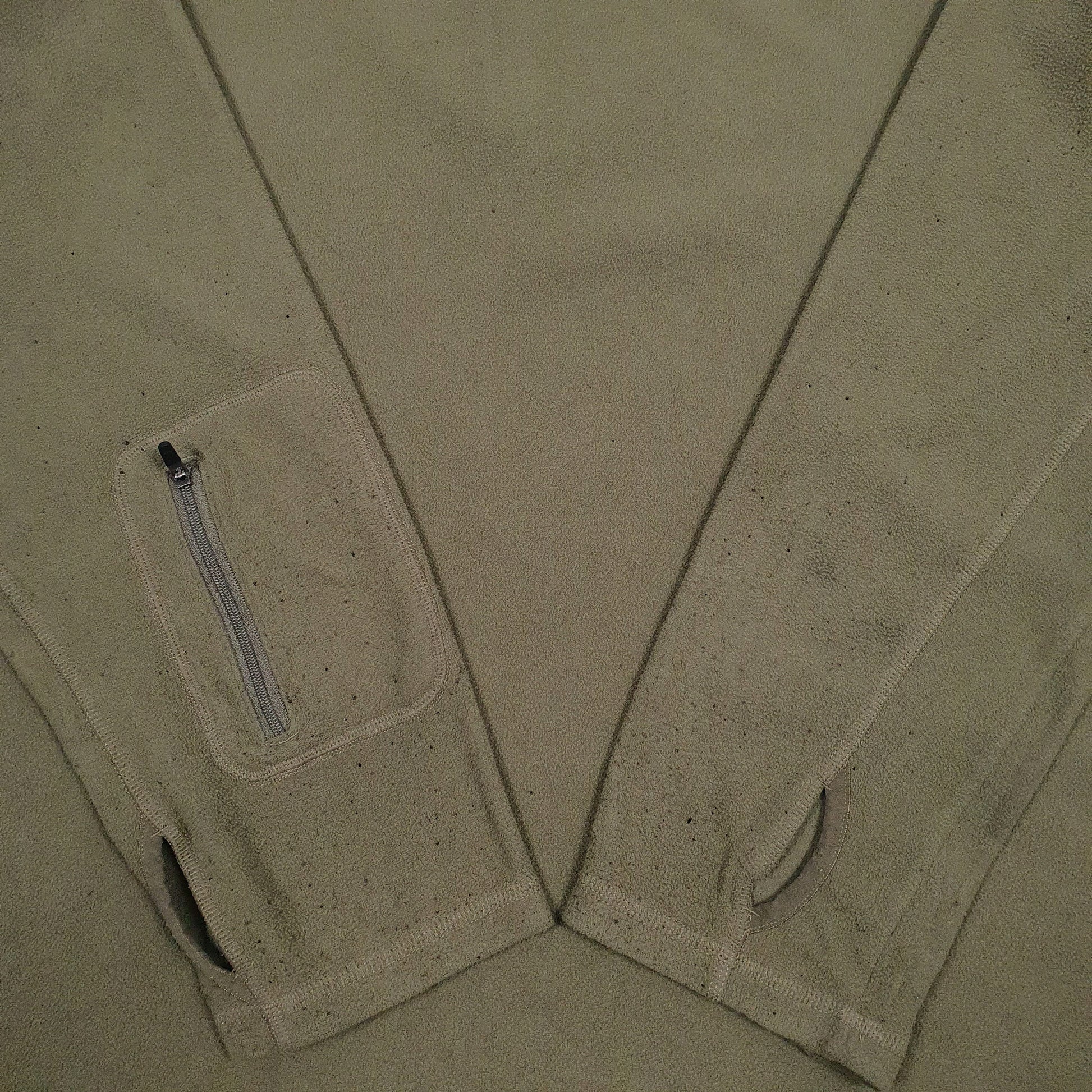 Mens Green The North Face  Quarter Zip Jumper