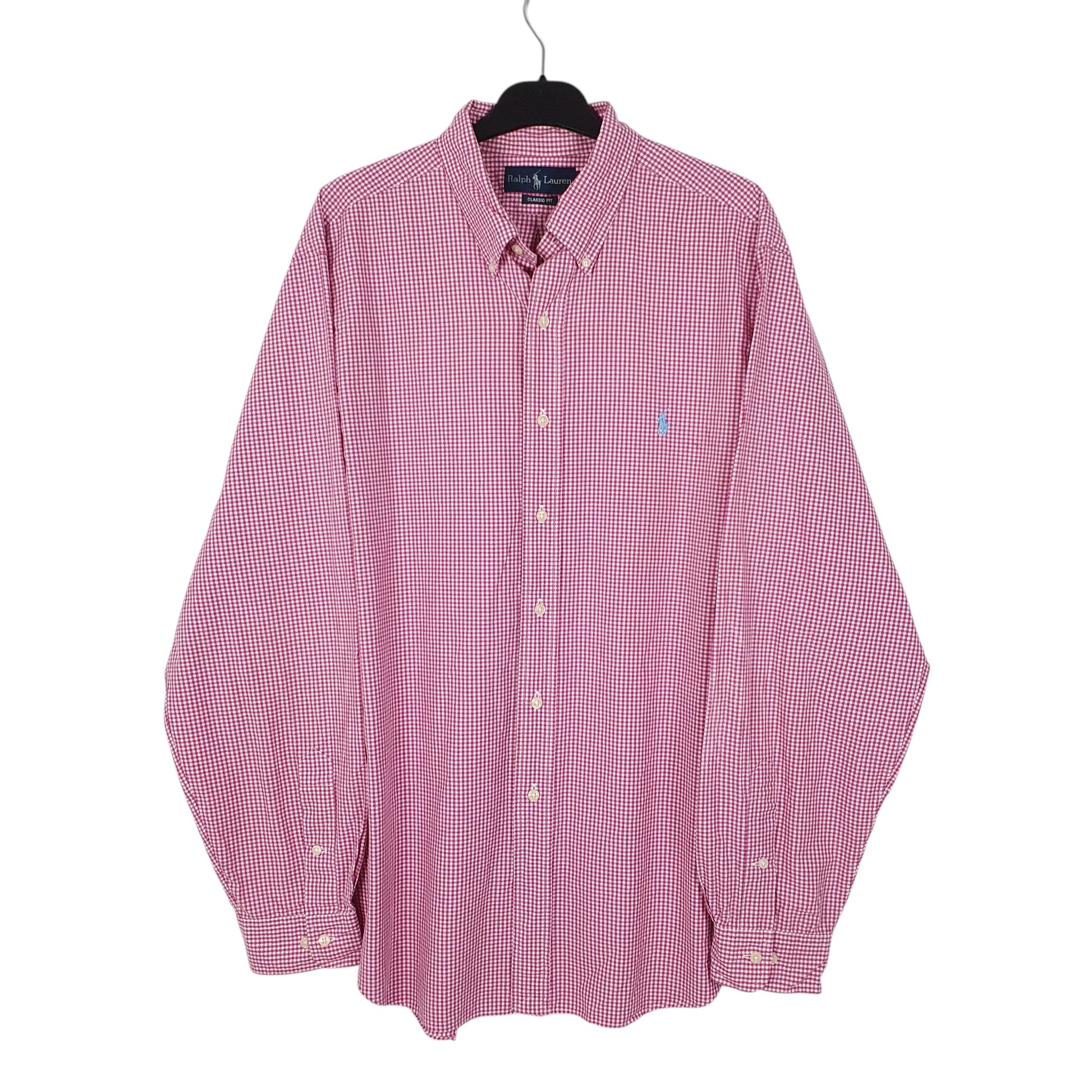 Mens Pink Ralph Lauren  Long Sleeve Shirt