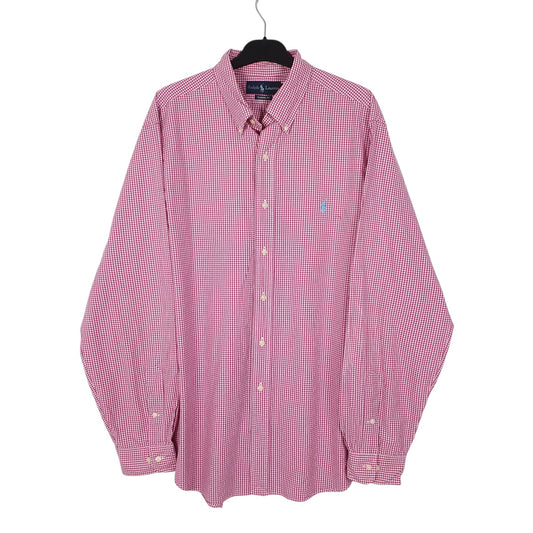 Mens Pink Ralph Lauren  Long Sleeve Shirt