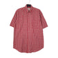 Mens Red Wrangler Riata Cowboy Short Sleeve Shirt