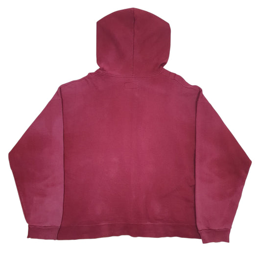Mens Burgundy Starter  Full Zip Jumper