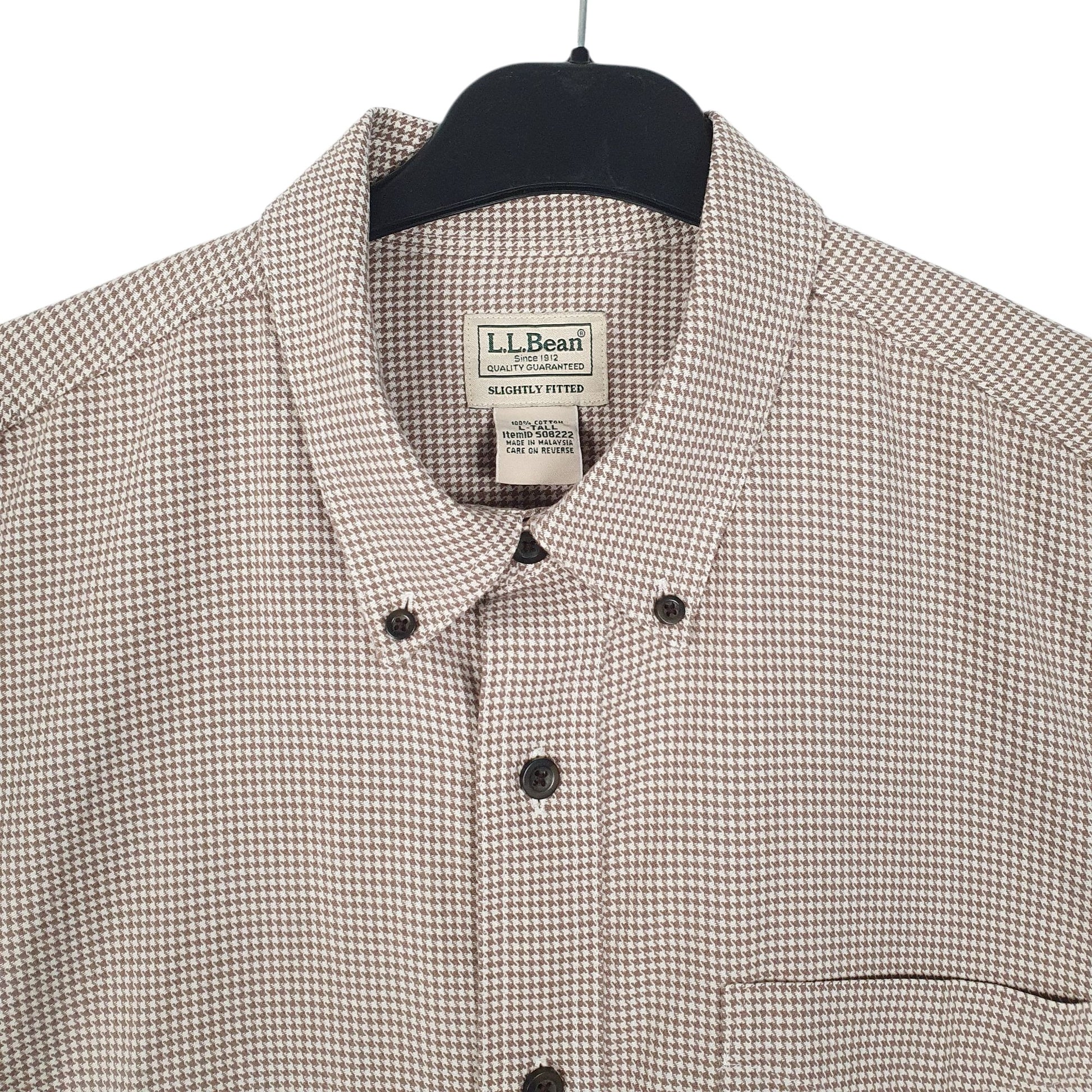 Mens Brown L.L.Bean   Shirt