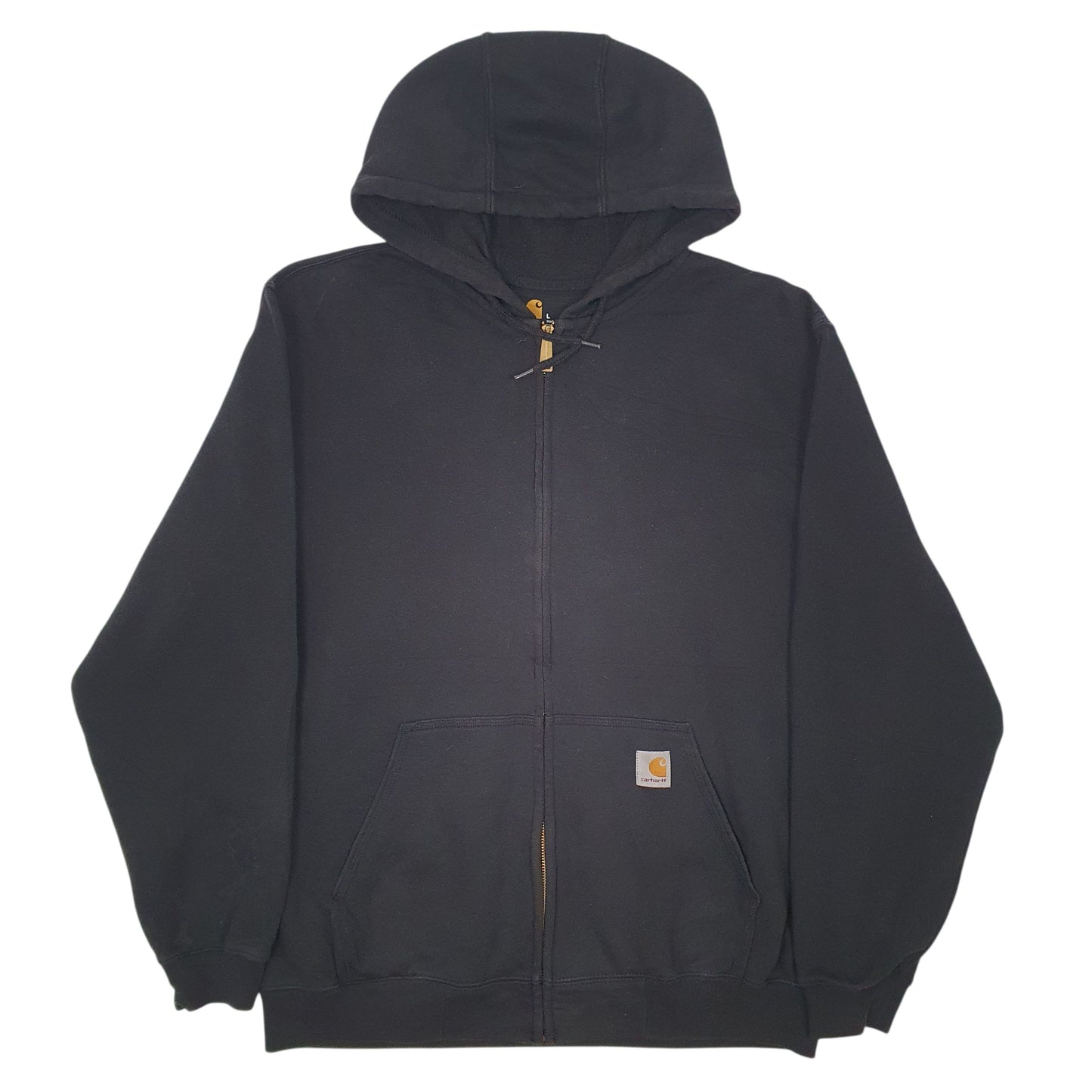 Mens Black Carhartt Original Fit Full Zip Jumper