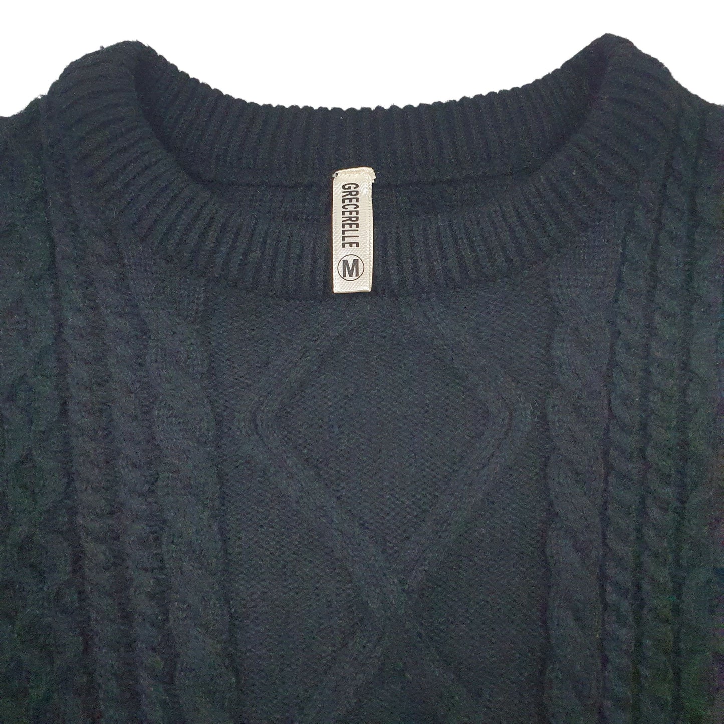 Womens Black Grecerelle Knitwear Crewneck Jumper