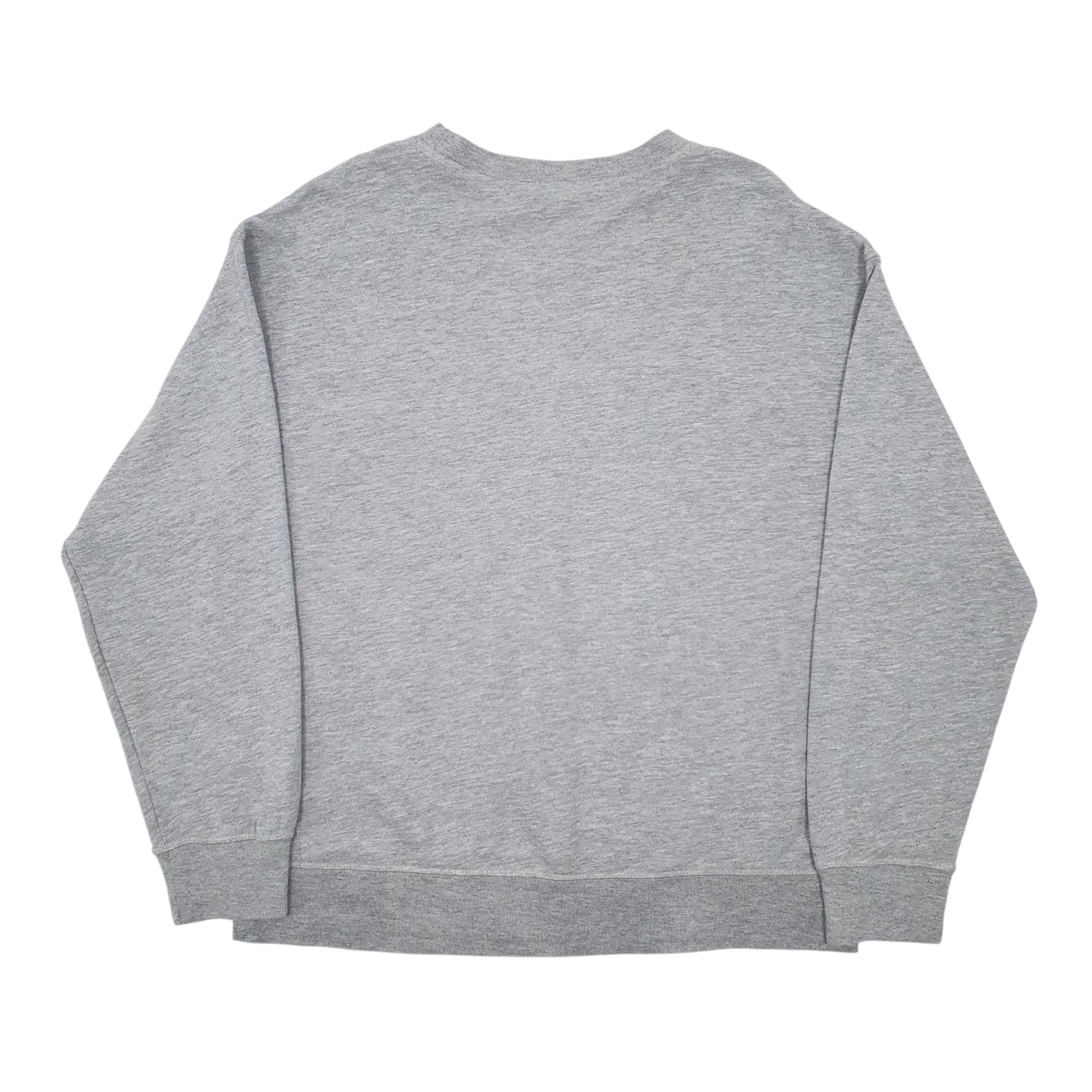 Mens Grey Levis Spellout Crewneck Jumper
