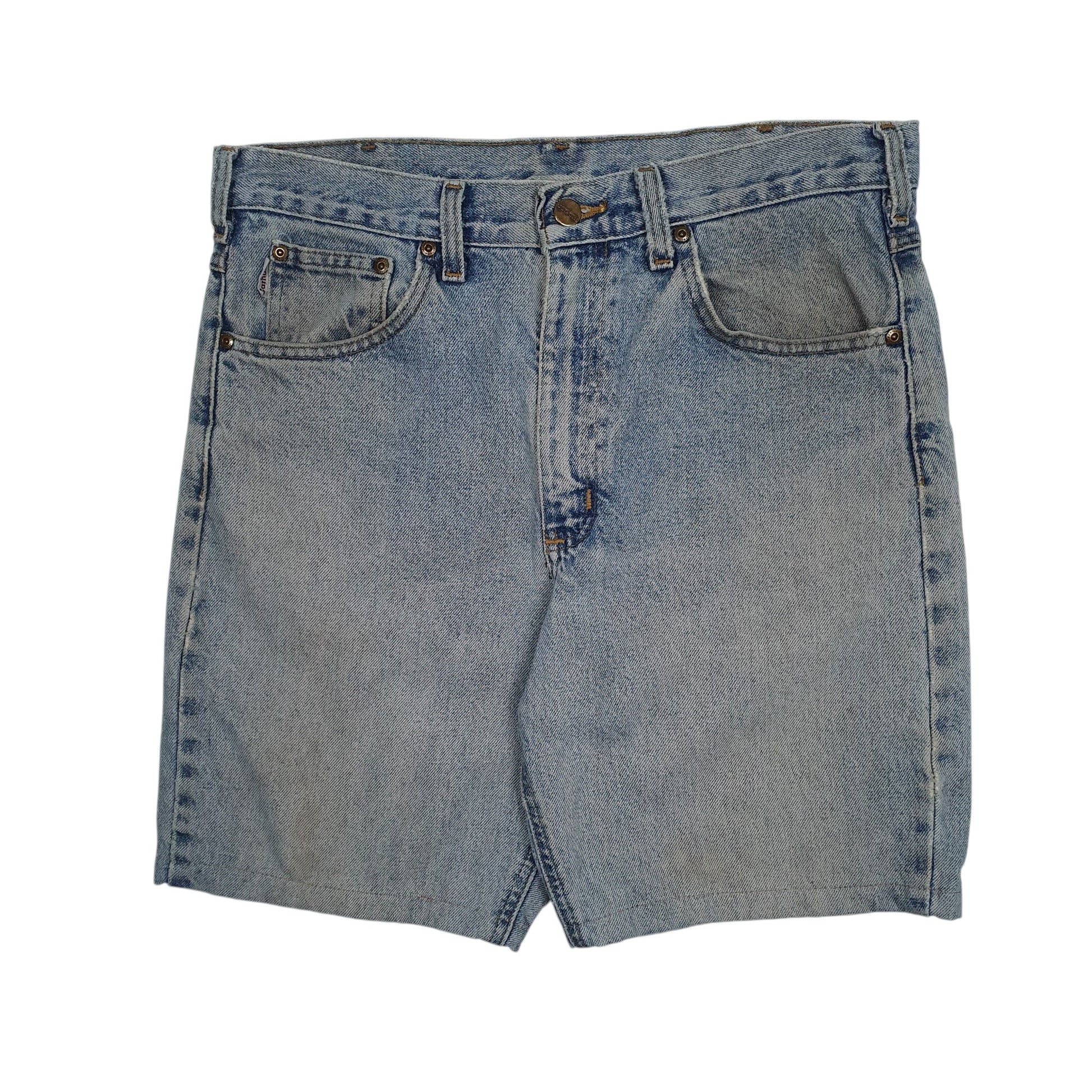 Mens Blue Carhartt  Denim Shorts