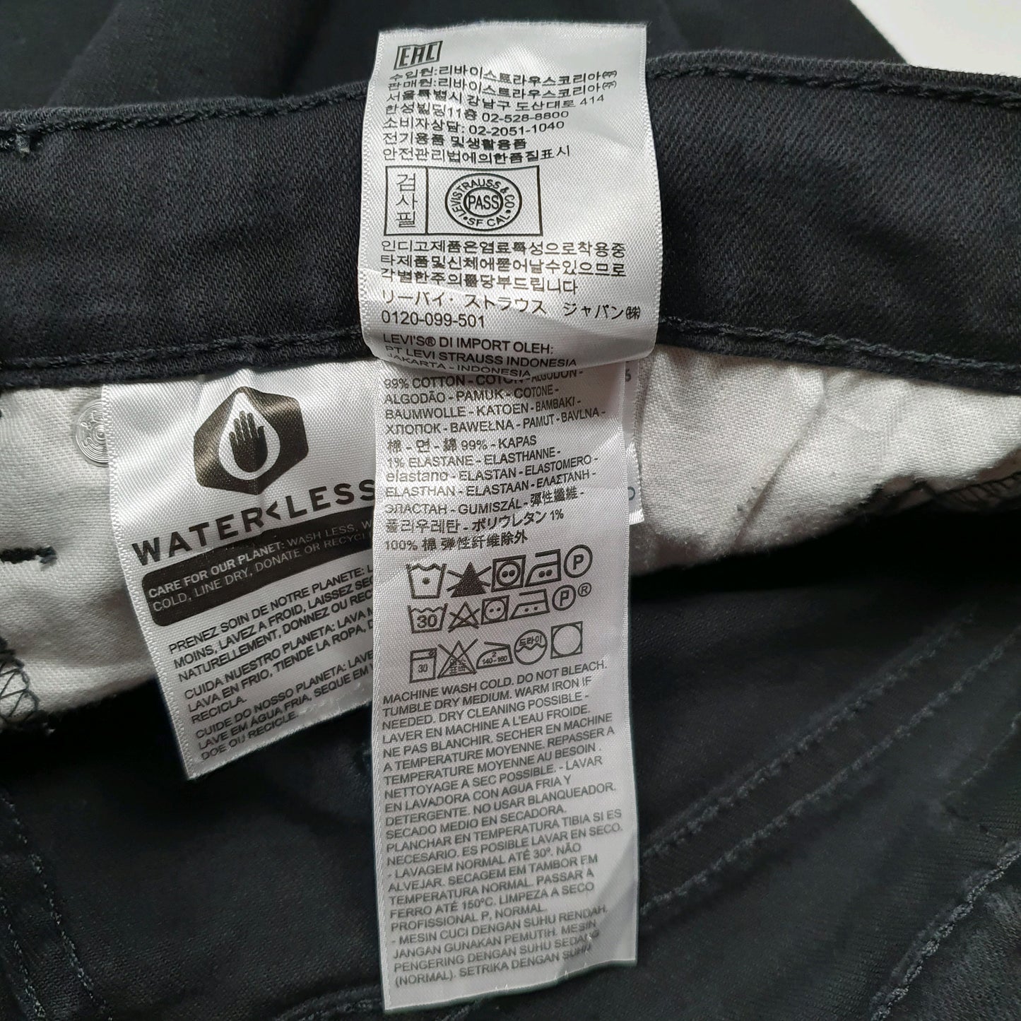 Mens Black Levis   Jeans