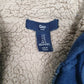 Mens Blue Gap Spellout Sherpa Linee Full Zip Jumper