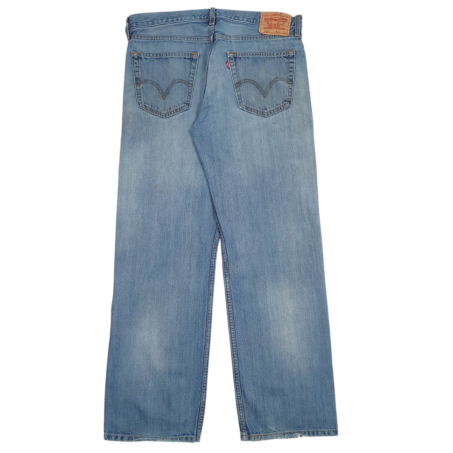 Mens Blue Levis Distressed  Jeans