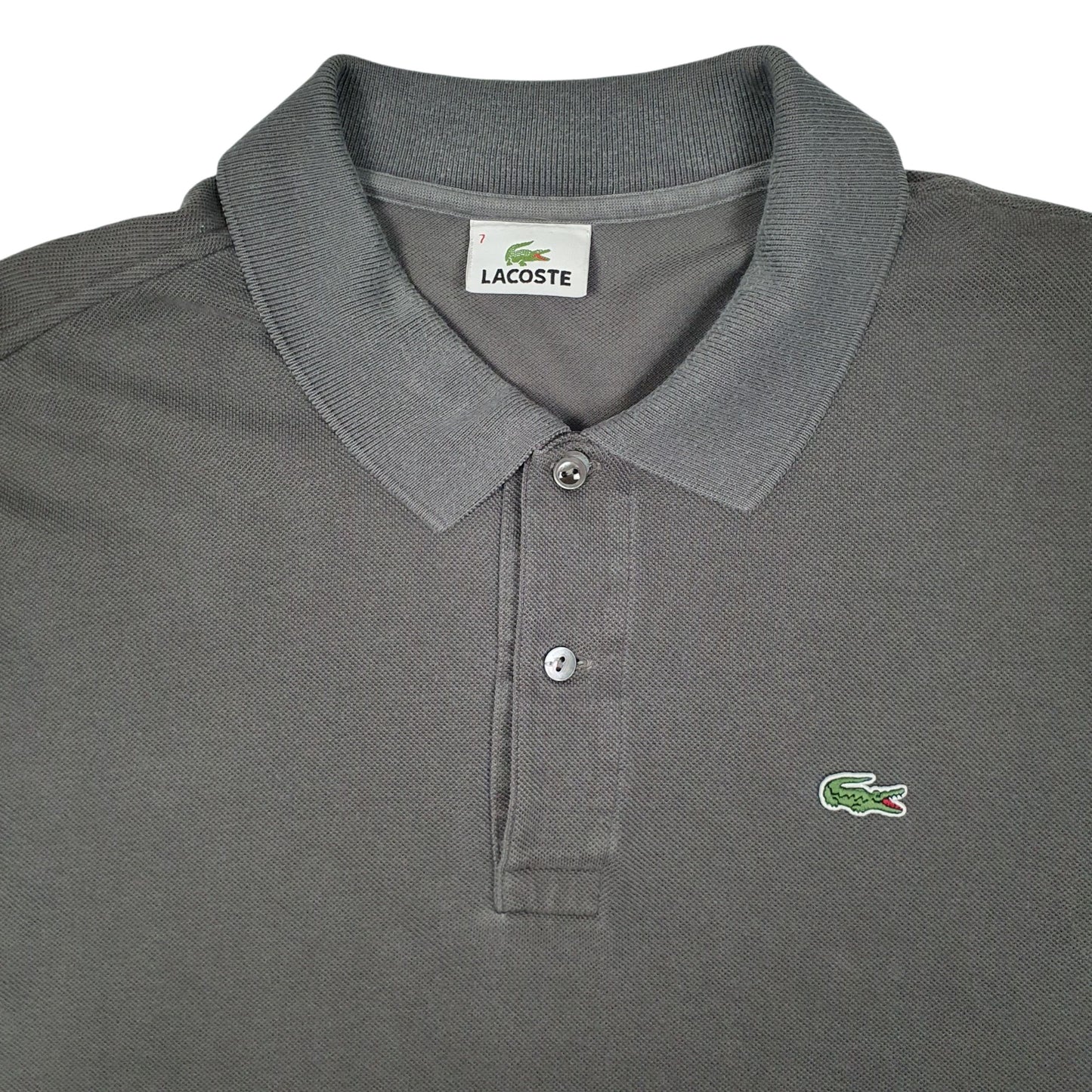 Mens Grey Lacoste   Polo Shirt
