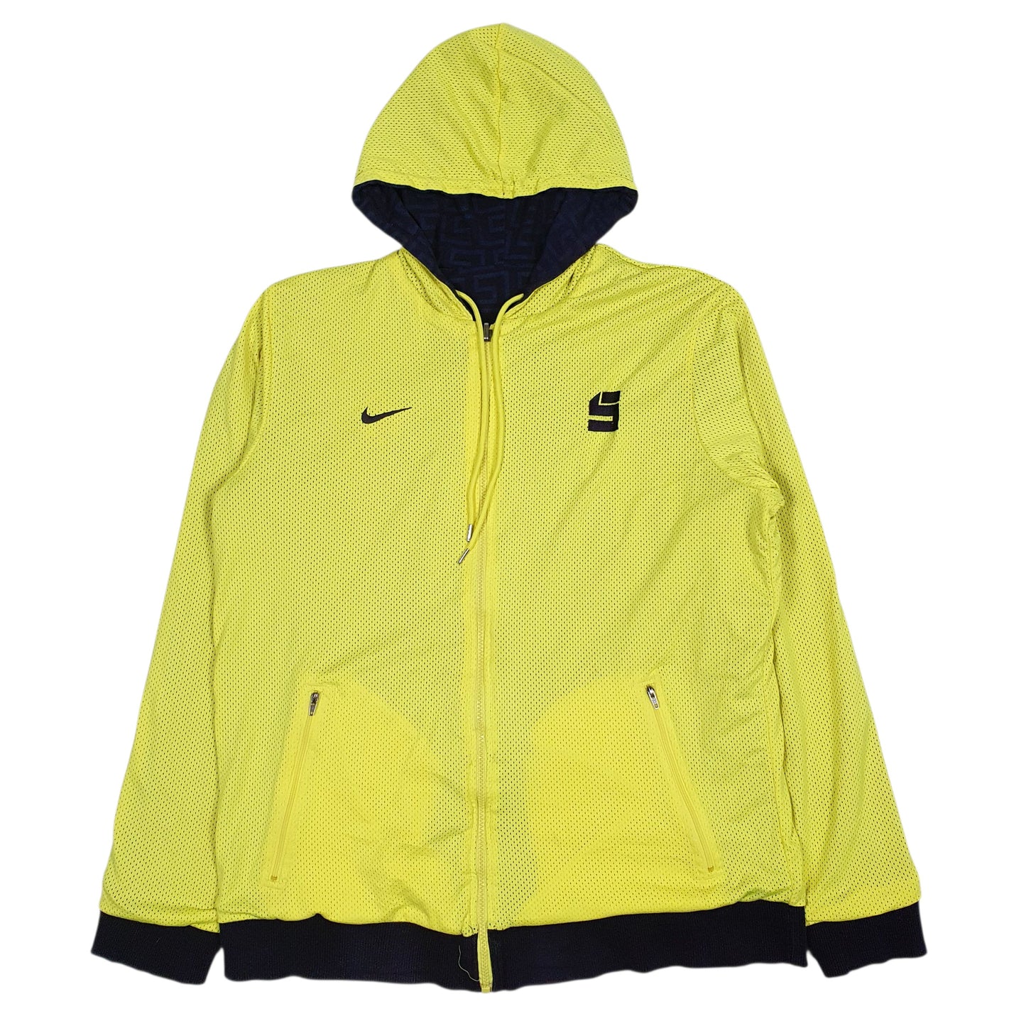 Mens Navy Nike Vintage 00s Reversible Full Zip Jumper