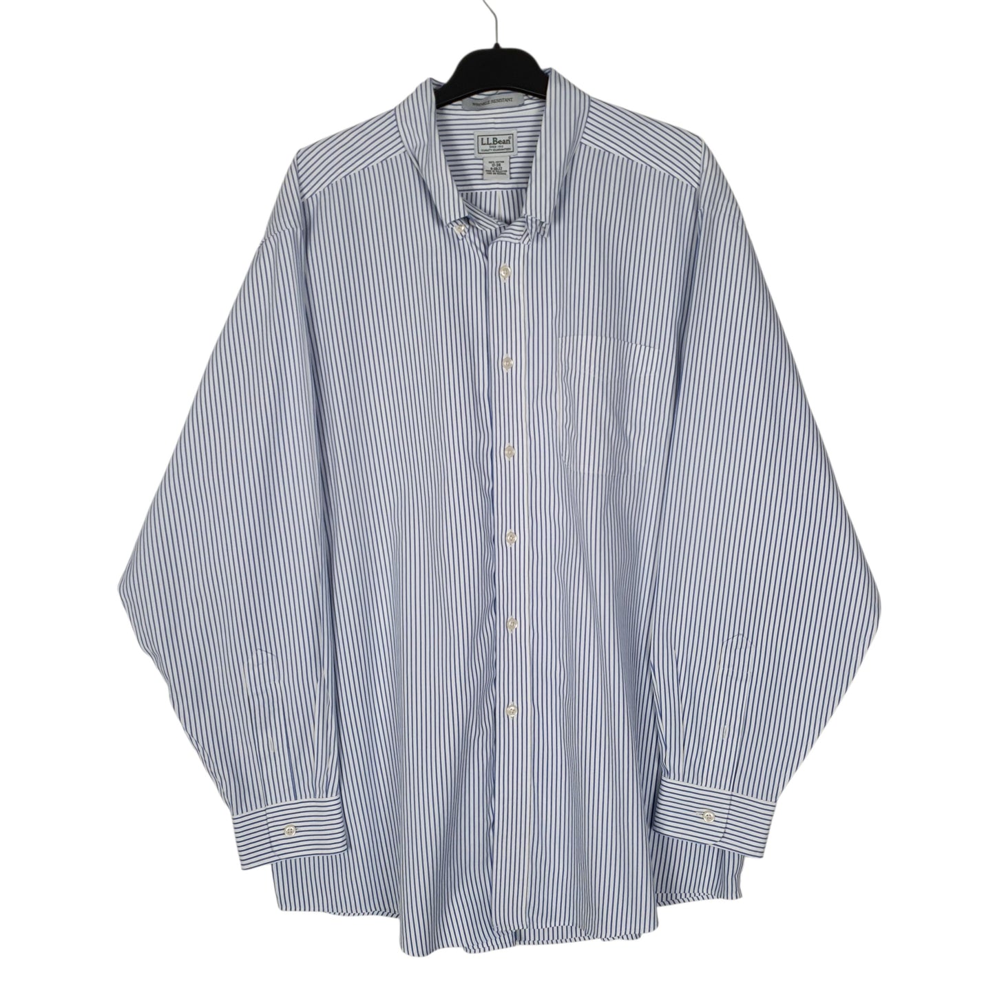 Mens Blue L.L.Bean  Long Sleeve Shirt