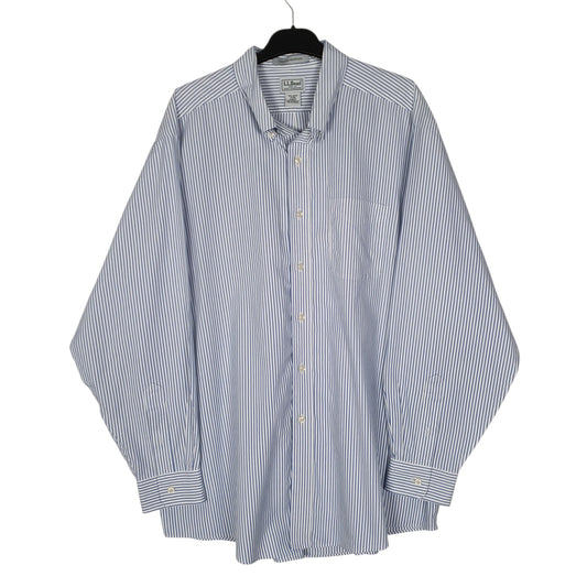 Mens Blue L.L.Bean  Long Sleeve Shirt