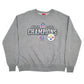Mens Grey NFL Super Bowl Steelers Crewneck Jumper