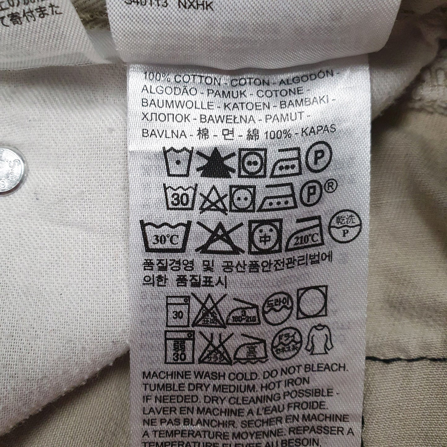 Mens Beige Levis   Trousers