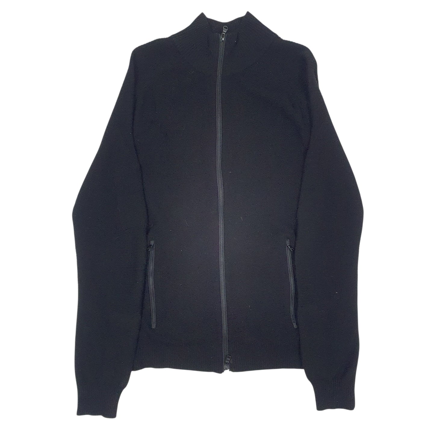 Mens Black Polo Ralph Lauren Stretch Full Zip Jumper