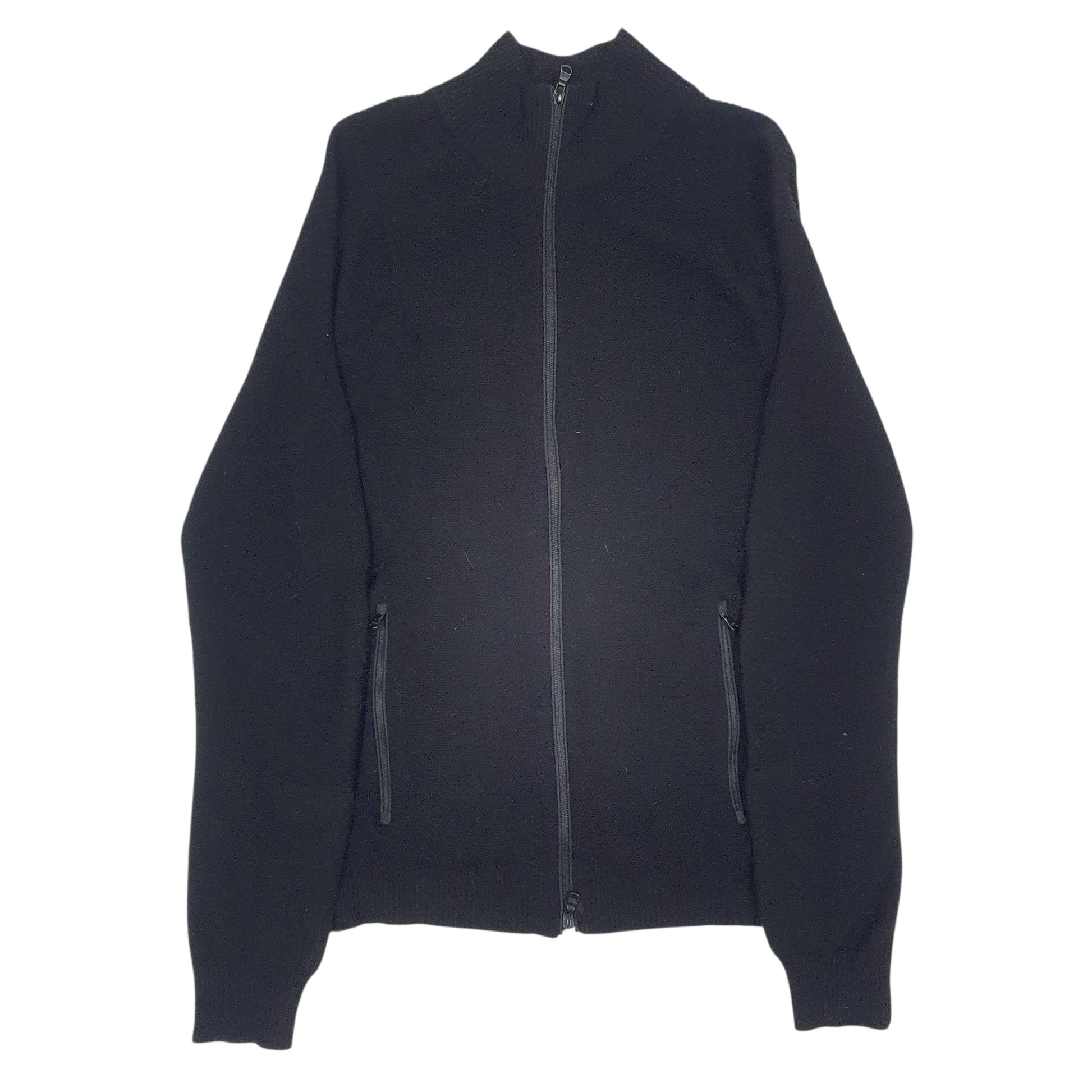 Mens Black Polo Ralph Lauren Stretch Full Zip Jumper