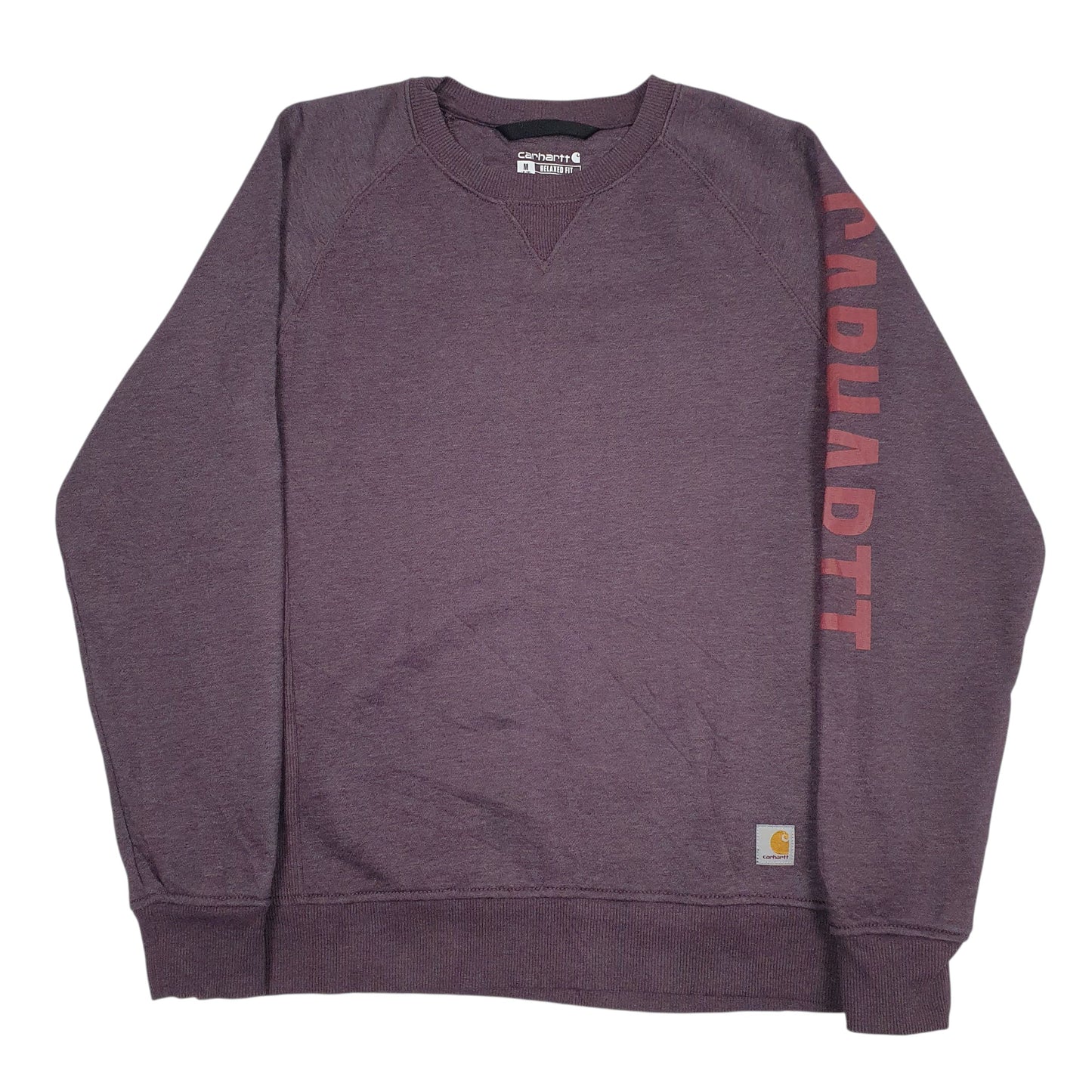 Womens Burgundy Carhartt  Crewneck Jumper