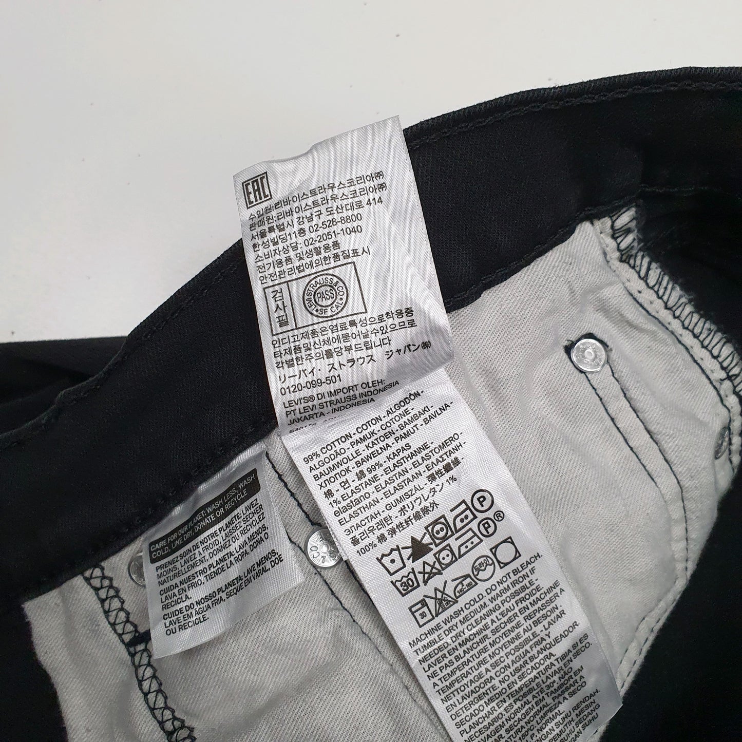 Mens Black Levis   Jeans