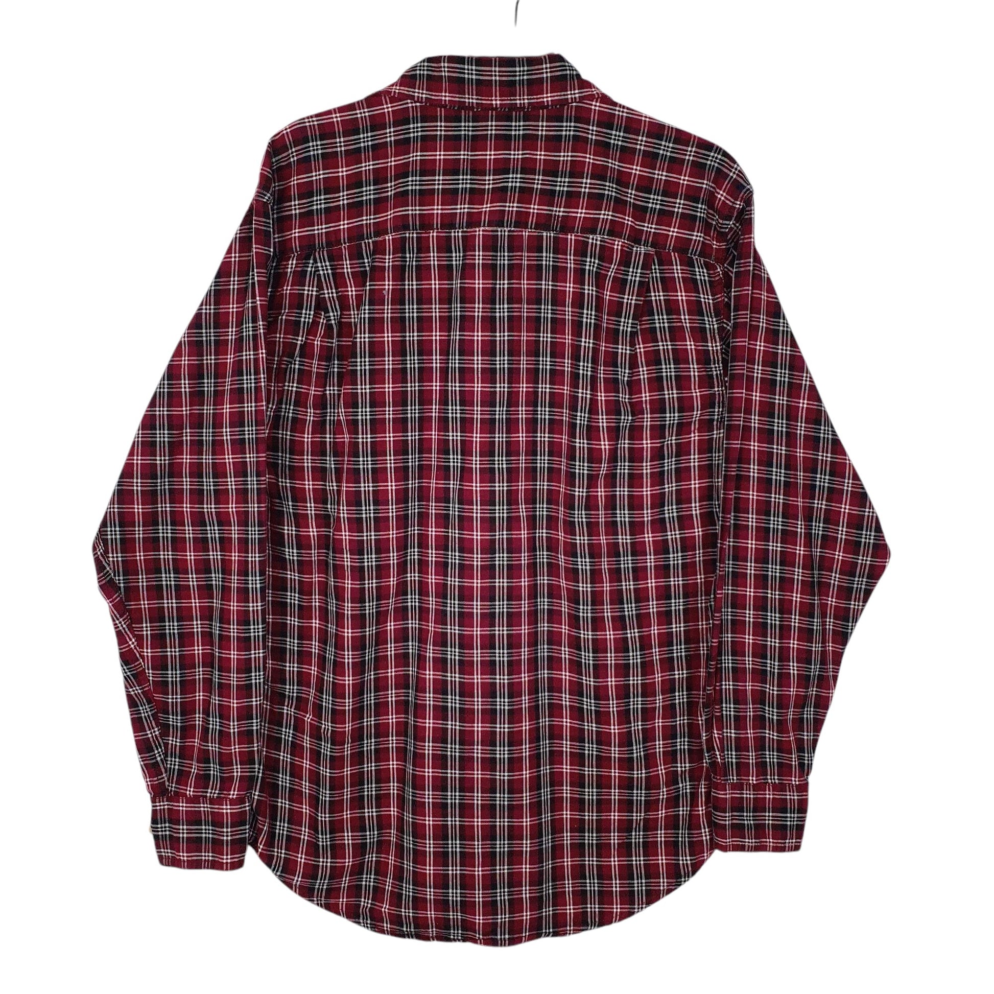 Mens Red Wrangler Wrinkle Resist  Shirt