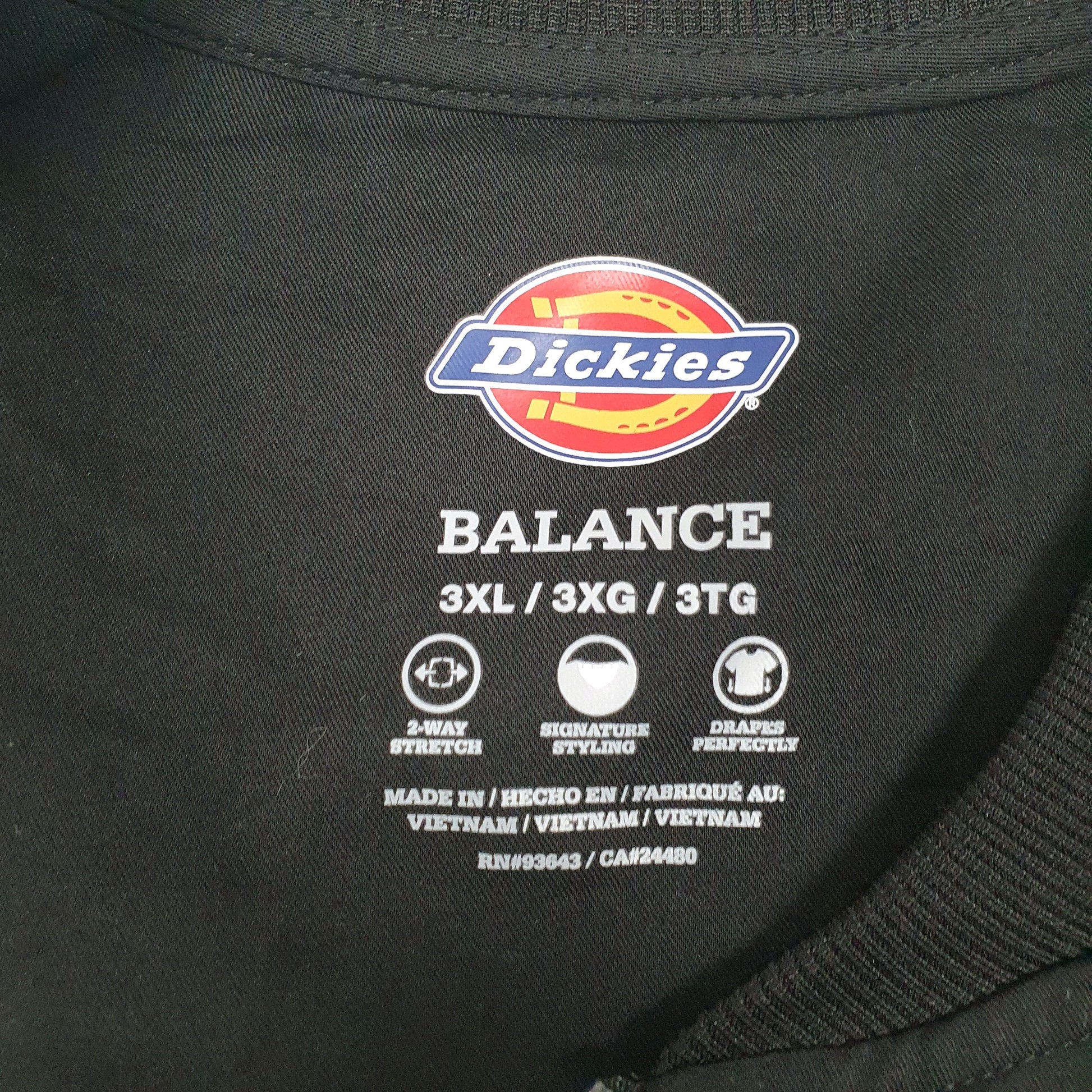 Mens Black Dickies   Coat