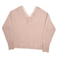 Womens Pink H&M Baggy V Neck Jumper