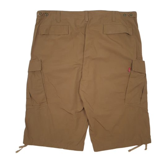 Mens Khaki Levis  Hoodie Shorts