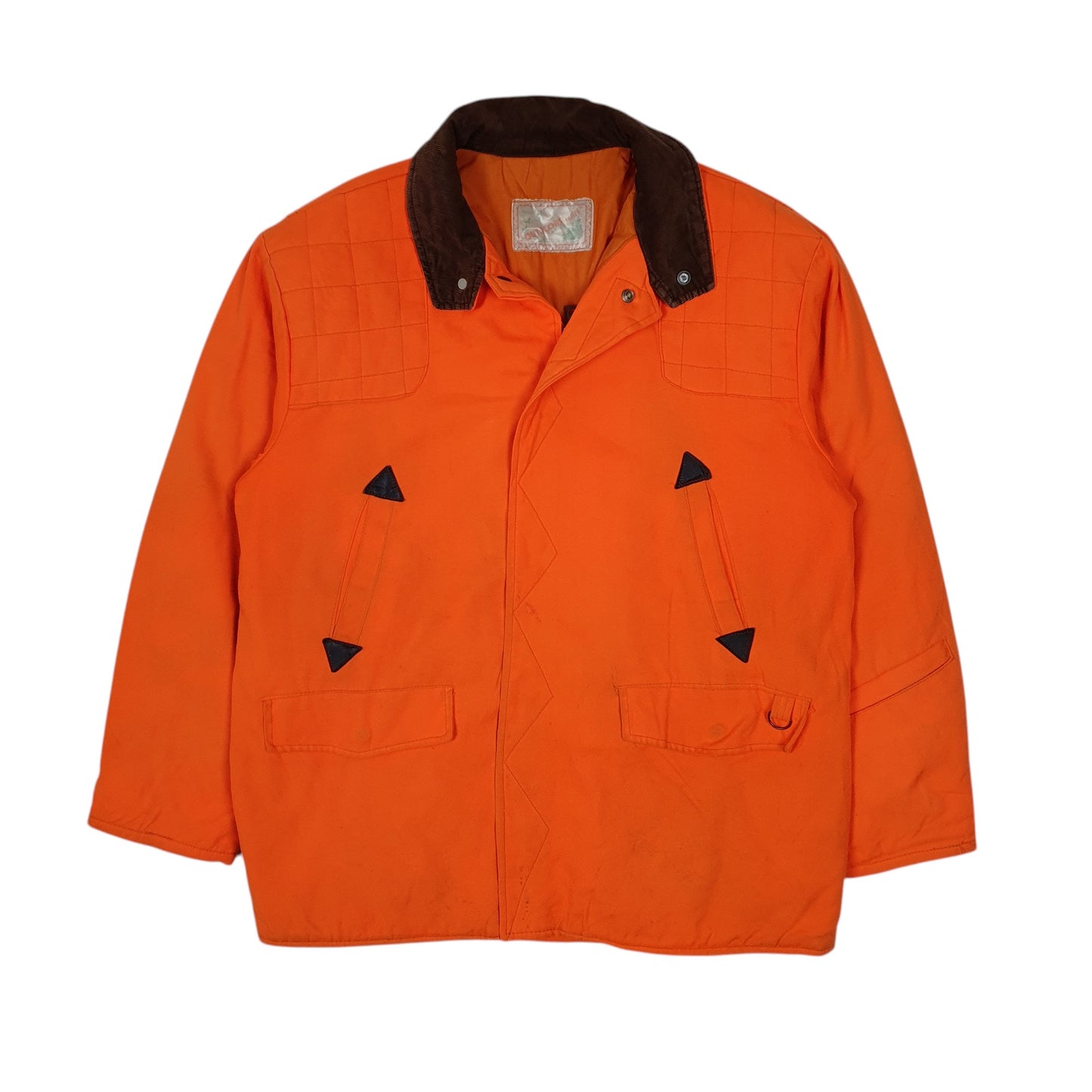 Mens Orange Sears Outdoorsman Canada Hunting  Coat