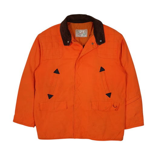 Mens Orange Sears Outdoorsman Canada Hunting  Coat