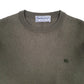 Mens Green Burberry Vintage 90s Crewneck Jumper